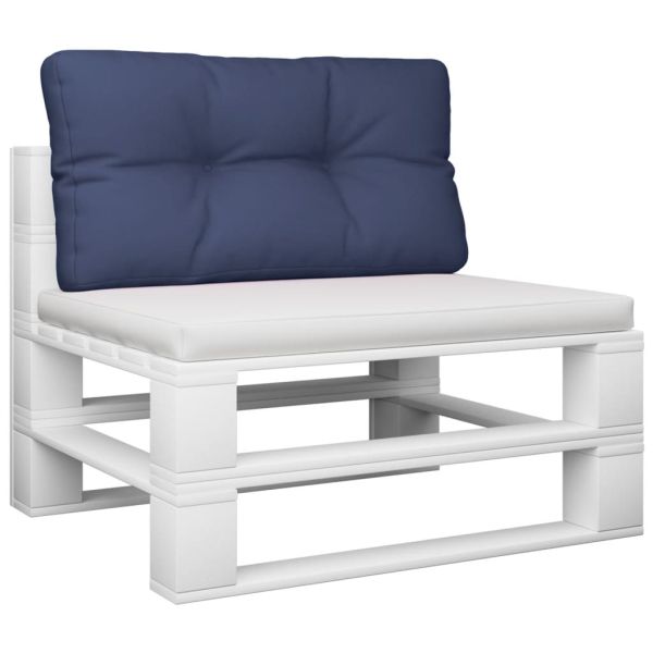 Палетна възглавница нейви синя 70x40x12 см Оксфорд плат