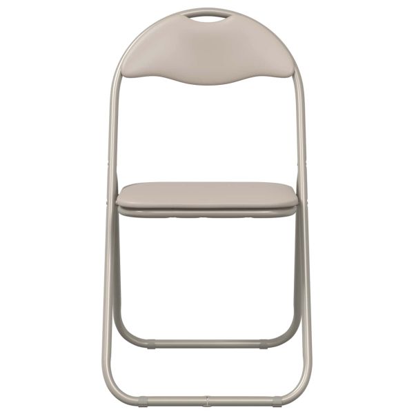 Сгъваем стол 2 pcs Пясък 48 x 43,5 x 81 см Изкуствена