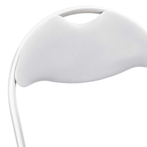 Сгъваем стол 8 pcs Бял 48 x 43,5 x 81 см Изкуствена