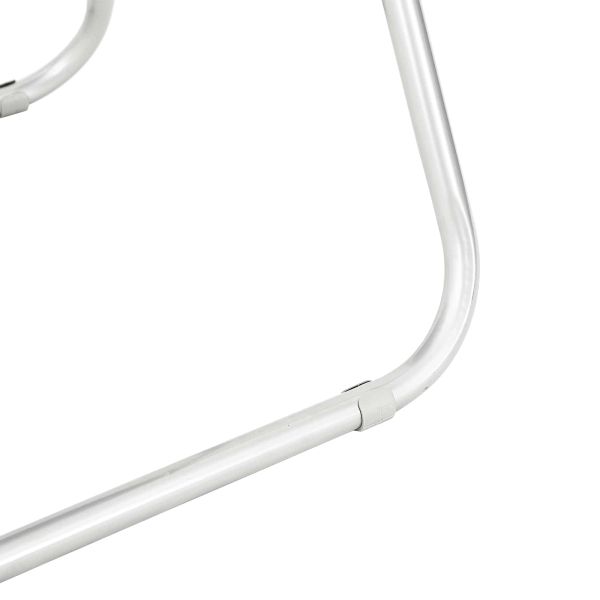 Сгъваем стол 8 pcs Бял 48 x 43,5 x 81 см Изкуствена