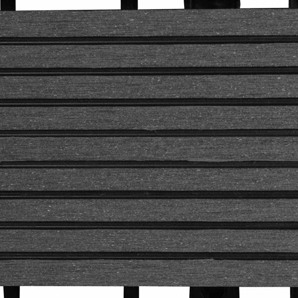 Плочка за decking 11 pcs Сив 30 x 30 cm WPC
