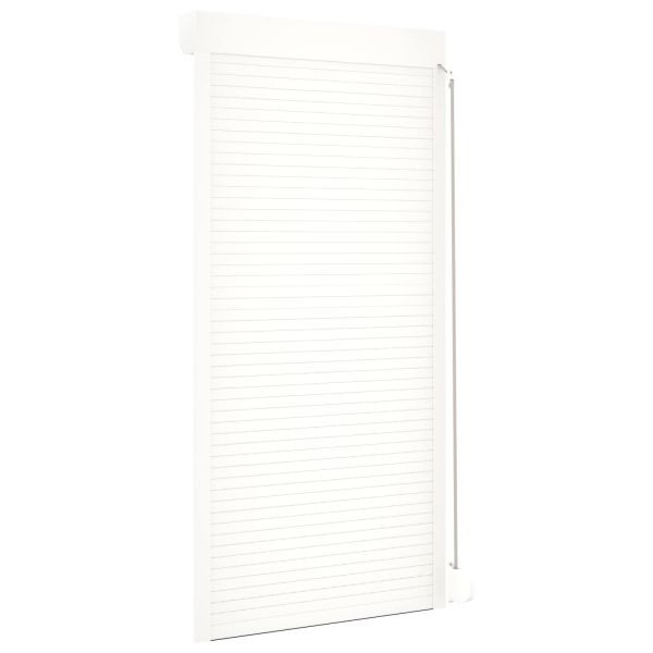 Ролетна щора Бял 100 x 210 cm Алуминий и полиреутан