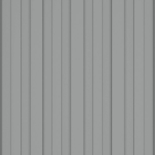 Покривен панел 12 pcs Сиво 100 x 45 cm Поцинкована стомана