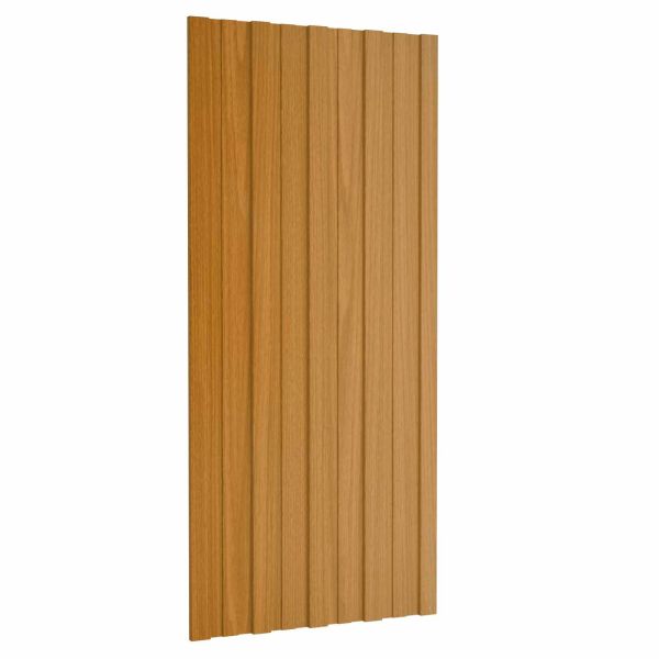 Покривен панел 36 pcs Натурално 100 x 45 cm Поцинкована стомана