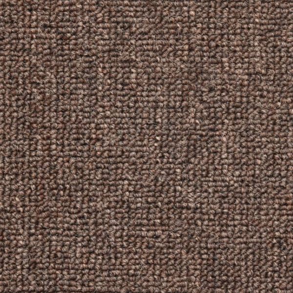 Изтривалки за стълби, 15 бр., 56x17x3 см, кафеенокафяви, полукръгли