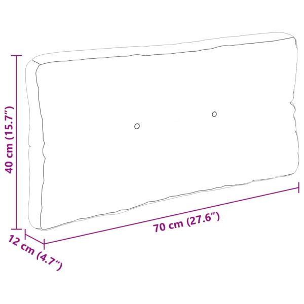 Палетни възглавници, 5 бр, червени, текстил