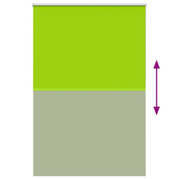 Ролкова щора Blackout Зелени листа 165x210 cm Ширина на плата