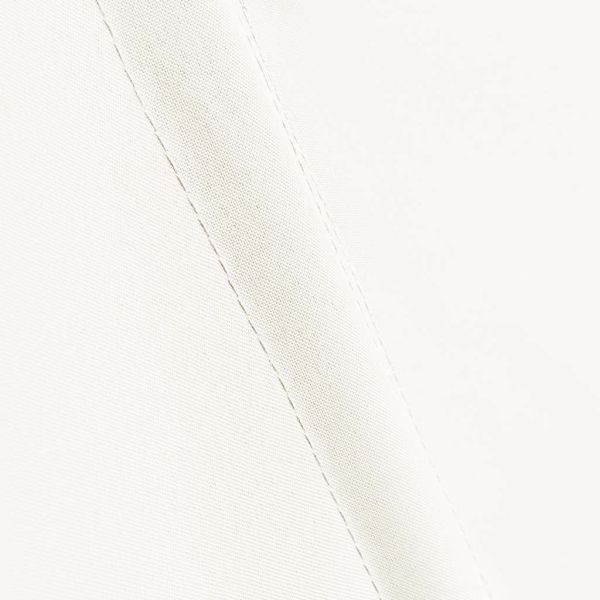 Сгъваема странична тента за балкон, кремава, 140x140 см