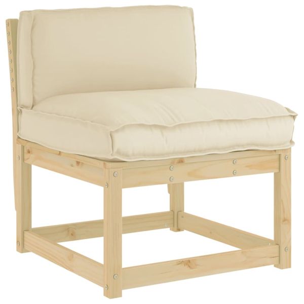 Възглавница Бежово 80 x 40 x 12 cm Оксфордска тъкан