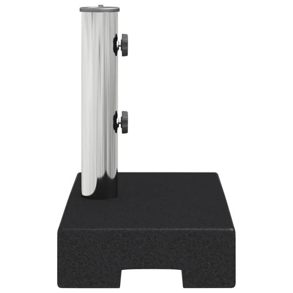 Основа за чадър, гранит, 25 кг, правоъгълна, черна