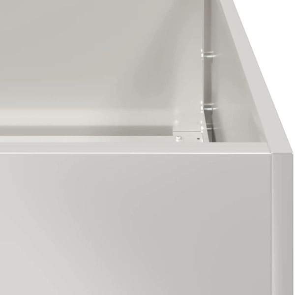 Кашпа, 40x80x80 см, неръждаема стомана