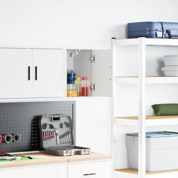 гараж стена кабинет бял инженерна дървесина