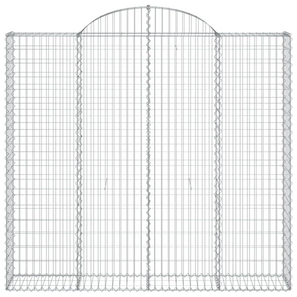 Габионни кошници арка 5 бр 200x30x180/200 см поцинковано желязо