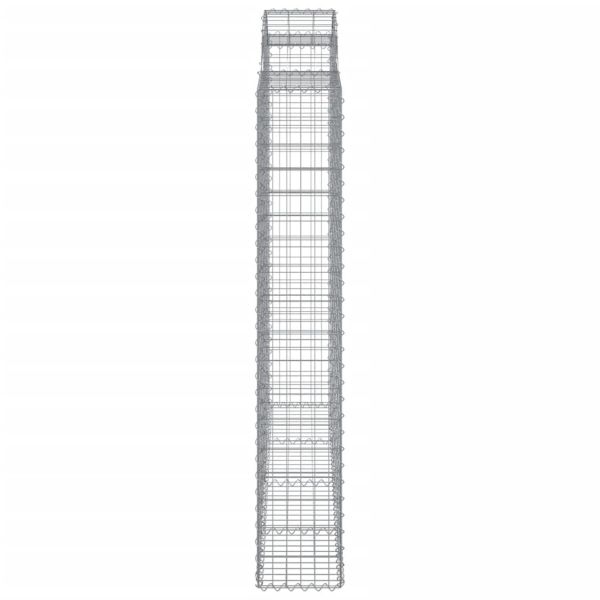 Габионни кошници арка 6 бр 200x30x180/200 см поцинковано желязо