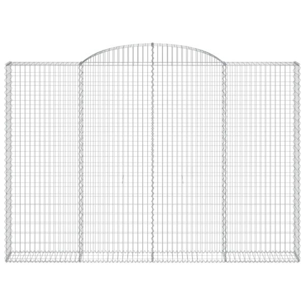 Габионни кошници арка 4 бр 300x30x200/220 см поцинковано желязо