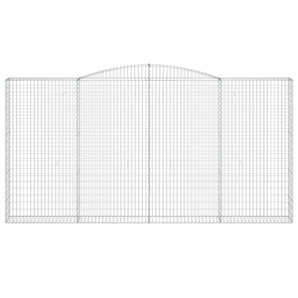 Габионни кошници арка 4 бр 400x30x200/220 см поцинковано желязо