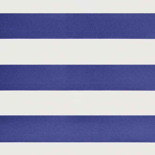 Прибираща се тента синьо и бяло 4x3 м плат и алуминий