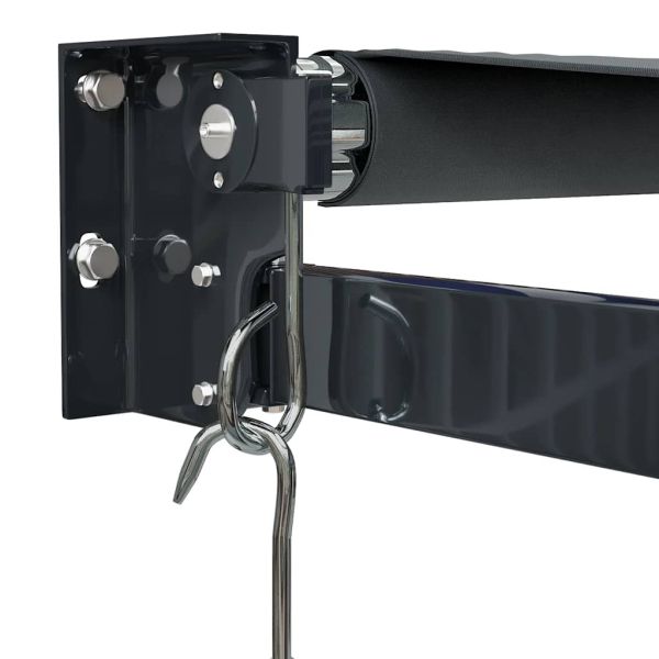 Прибираща се тента антрацит 3x2,5 м плат и алуминий