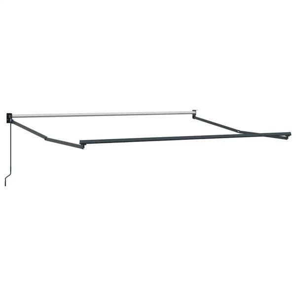 Ръчно прибираща се тента, бордо, 300x250 см