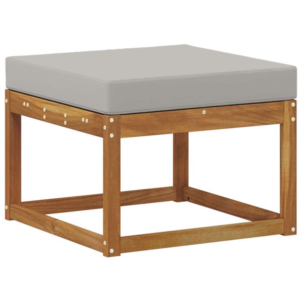 Комплект дивани за открито 6 pcs Естествено и светло сиво