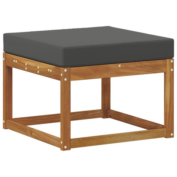 Комплект дивани за открито 6 pcs Натурален и Антрацит