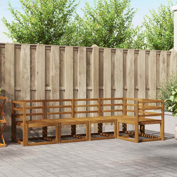 Комплект дивани 5 pcs Естествен