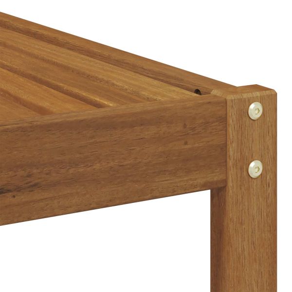 Комплект дивани за открито 2 pcs Естествен 182,5 x 63 x 73 см