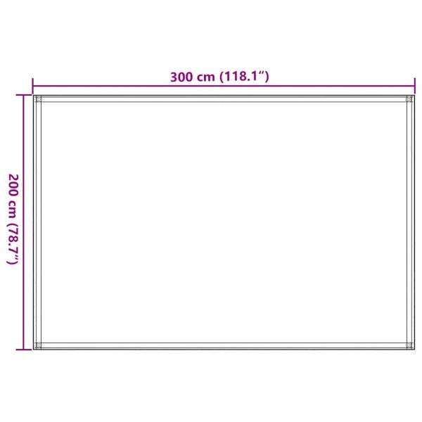 Килим за палатка, светлозелен, 200x300 см, HDPE