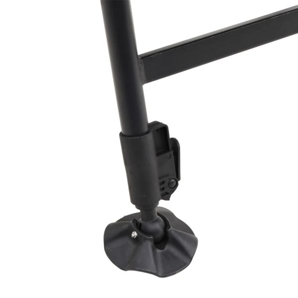 Риболовен стол с регулируеми лапи за кал, сгъваем, зелен