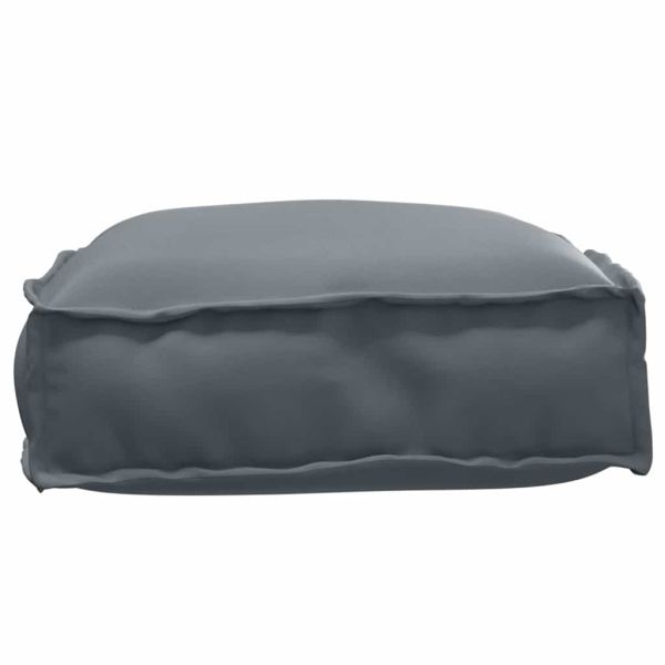Възглавница Антрацит 60 x 40 x 8 см Оксфордска тъкан