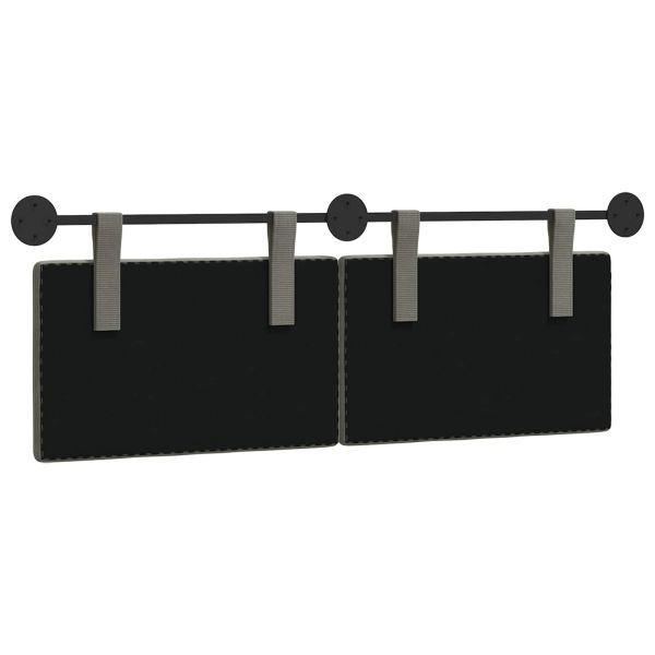 Висяща табла Светлосиво 150 x 55 x 5 см Кордюрова тъкан