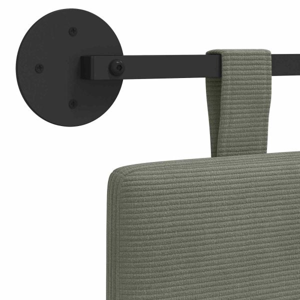 Висяща табла Светлосиво 150 x 55 x 5 см Кордюрова тъкан