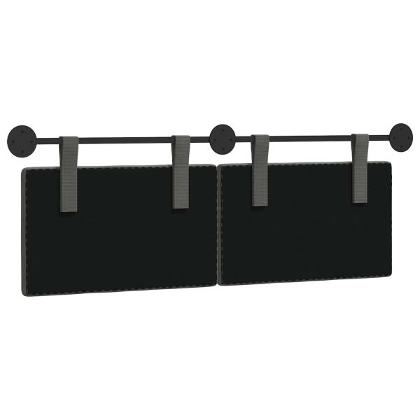 Висяща табла Тъмен сив 150 x 55 x 5 см Кордюрова тъкан