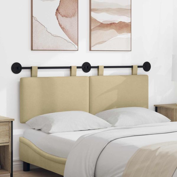 Висяща табла Светлозелено сиво 150 x 55 x 5 см Кордюрова тъкан