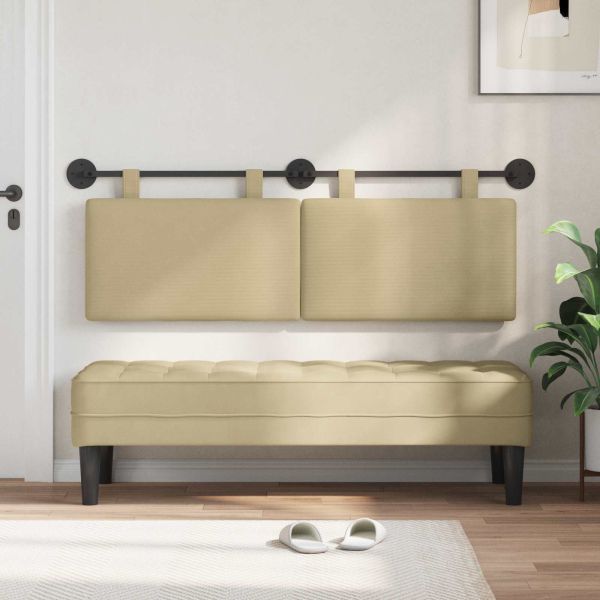 Висяща табла Светлозелено сиво 150 x 55 x 5 см Кордюрова тъкан