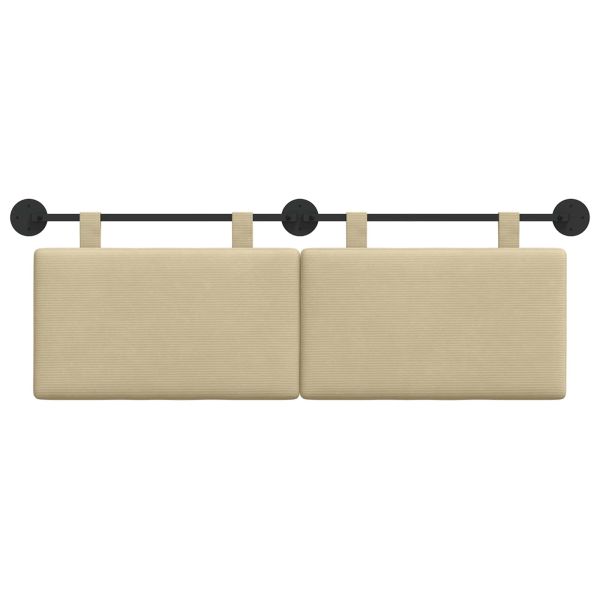 Висяща табла Светлозелено сиво 150 x 55 x 5 см Кордюрова тъкан