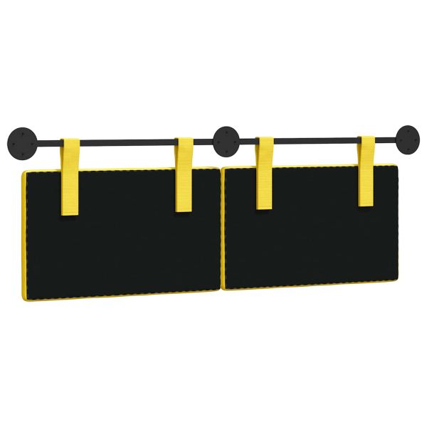 Висяща табла Светло жълто 150 x 55 x 5 см Кордюрова тъкан