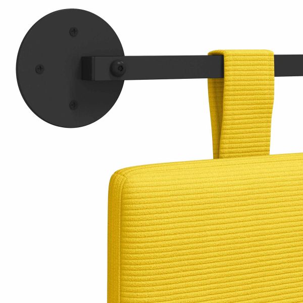 Висяща табла Светло жълто 150 x 55 x 5 см Кордюрова тъкан