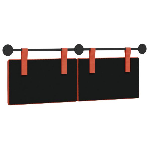 Висяща табла Червено оранжево 150 x 55 x 5 см Кордюрова тъкан