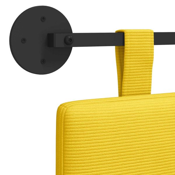 Висяща табла Светло жълто 170 x 55 x 5 см Кордюрова тъкан