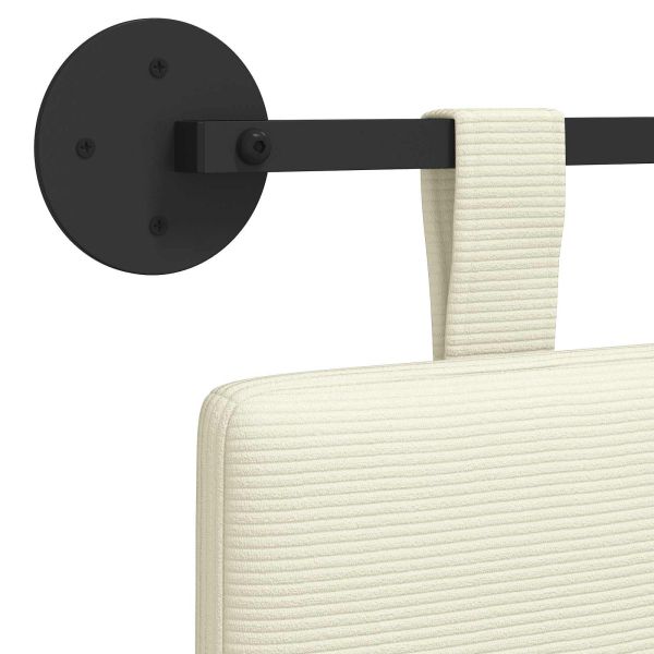 Висяща табла Едноцветен Крем 210 x 55 x 5 см Кордюрова тъкан