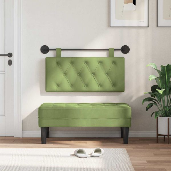 Висяща табла Светло зелено 90 x 55 x 7 см Кадифе