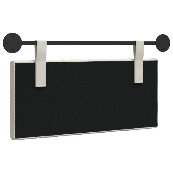 Висяща табла Монтиране на стена Крем 90 x 55 x 7 см Кадифе