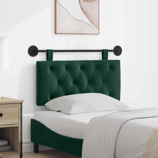 Висяща табла Тъмен зелен 100 x 55 x 7 см Кадифе