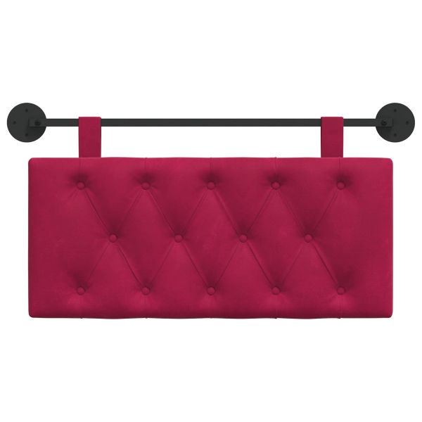 Висяща табла Виненочервен 100 x 55 x 7 см Кадифе
