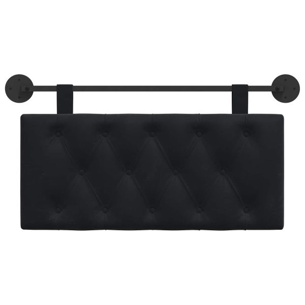 Висяща табла Монтиране на стена Черен 100 x 55 x 7 см Кадифе