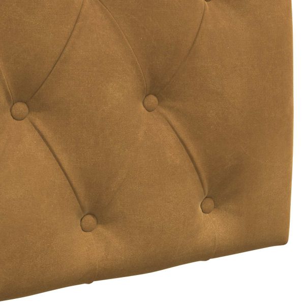 Висяща табла Монтиране на стена Кафяво 100 x 55 x 7 см Кадифе