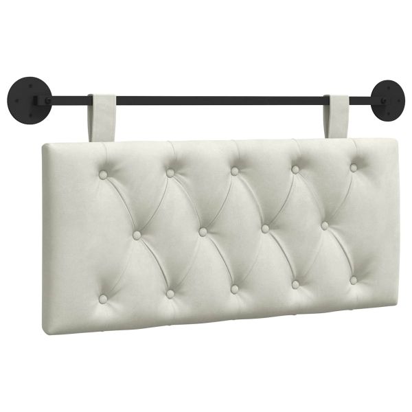 Висяща табла Монтиране на стена Крем 100 x 55 x 7 см Кадифе