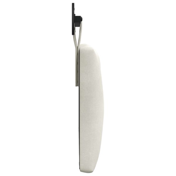 Висяща табла Монтиране на стена Крем 100 x 55 x 7 см Кадифе