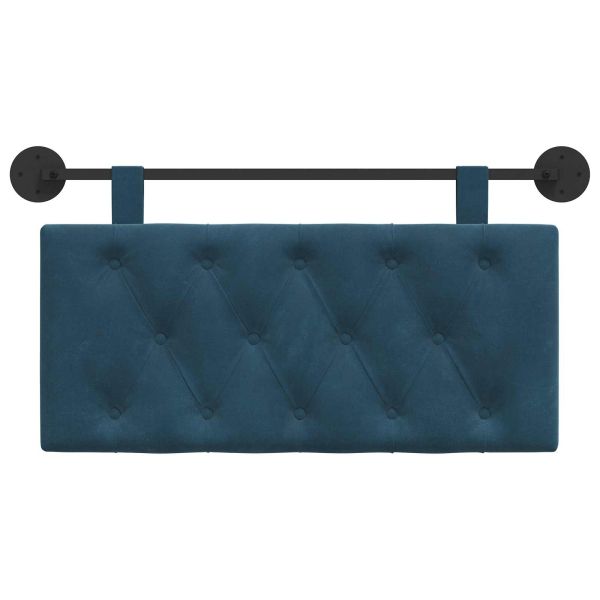 Висяща табла Монтиране на стена Синьо 100 x 55 x 7 см Кадифе